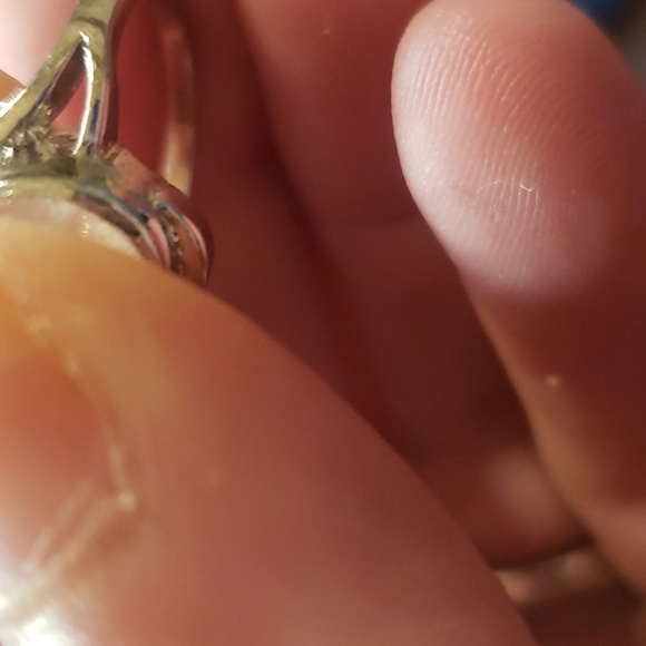 Blue moonstone and 925 handmade rings - Picture 4 of 6